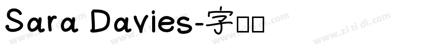 Sara Davies字体转换